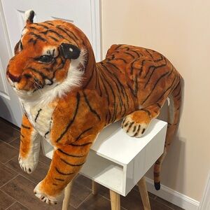 Large Plush Tiger Toy